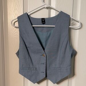 Windsor Sky Blue Buttoned Vest